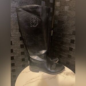 Tommy Hilfiger Women’s Rydings Black Tall Boots, Size 8 M Preowned Read